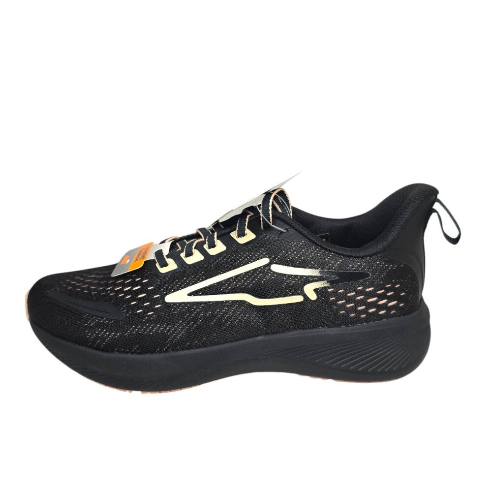 Avia Lightweight Comfort Performance Sneakers Women's Black/Tan Odor Control - Picture 2 of 11